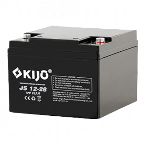 Acumulatori si baterii - Acumulator AGM, 12V, 28Ah, M5 - KIJO JS12-28