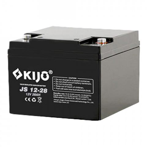 Acumulatori si baterii - Acumulator AGM, 12V, 28Ah, M5 - KIJO JS12-28