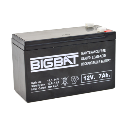 Acumulatori si baterii - Acumulator BIG BAT 12V, 7 AH BB12V7