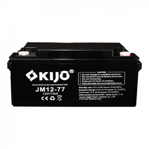 Acumulator Pb-acid AGM Deep Cycle, 12V, 77Ah, conector M8 - KIJO JM12-77 [1]