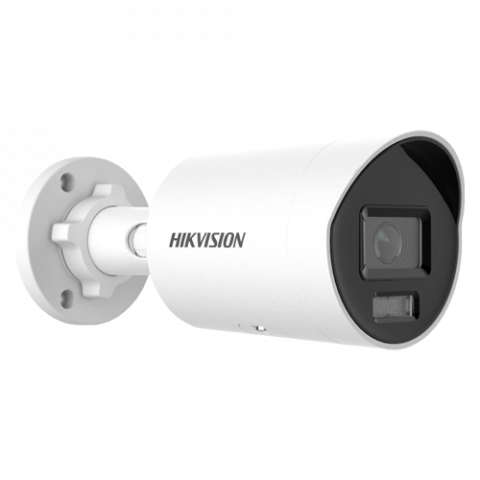 Supraveghere video - AcuSense, DarkFighter - Camera IP, 4MP, lentila 2.8mm, IR 40m, Mic., PoE - HIKVISION DS-2CD2046G2H-IU-2.8mm