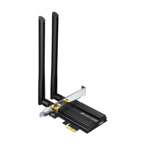Adaptoare Wi-Fi si accesorii USB - Adaptor PCI-E Bluetooth 5.3, Wi-Fi 6, AX3000 Dual-Band, 2 x Antene High-Gain - TP-Link ArcherTX50E