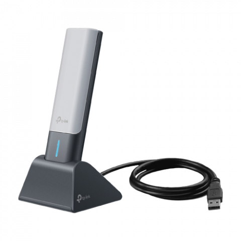 Adaptoare Wi-Fi si accesorii USB - Adaptor USB 3.0, Wi-Fi 6, AX3000 Dual-Band, 2 x Antene High-Gain - TP-Link ArcherTX50UH