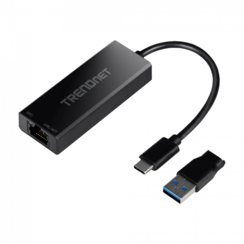 Adaptoare Wi-Fi si accesorii USB - Adaptor USB-C 3.1 la RJ45 2.5G, adaptor USB-A - TRENDnet TUC-ET2G
