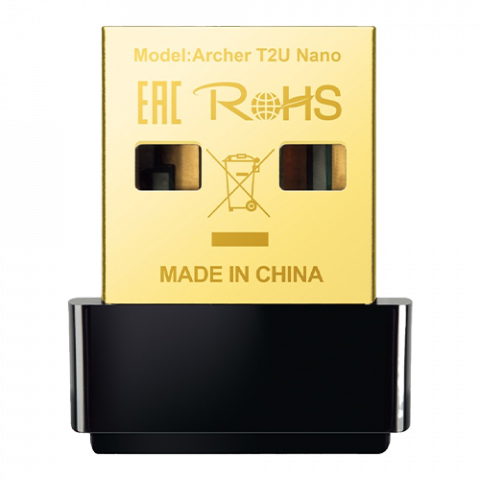 Adaptoare Wi-Fi si accesorii USB - Adaptor wireless TP-Link Archer T2U Nano, AC600, Dual-Band, Nano ArcherT2UNano