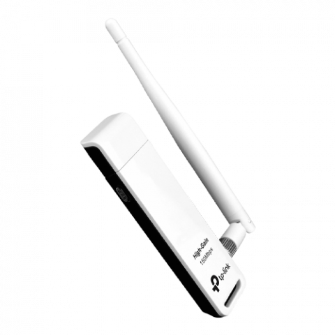 Adaptoare Wi-Fi si accesorii USB - Adaptor wireless TP-LINK TL-WN722N, N150 USB 2.0 - TP-LINK TL-WN722N