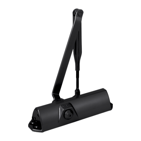 Control acces - Amortizor hidraulic negru cu brat articulat - DORMA TS68-B