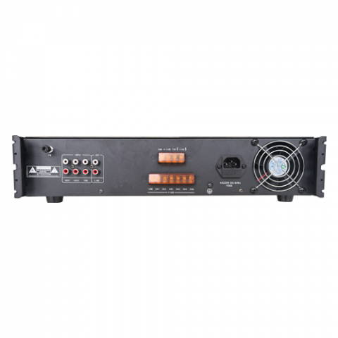 Amplificator Analog, 120W, 6 zone, 2xAUX, EMC IN, 2xMic, Bluetooth, USB, SD Card, MP3 - HIKVISION DS-QAE0A120G1-VB6 [2]