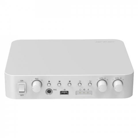 Detectie incendiu - Amplificator Analog, 60W, Bluetooth, USB - HIKVISION DS-QAE0A60G1-VB