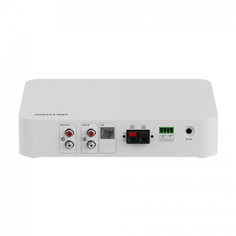 Amplificator IP 1 zona, 40W, Alarma, USB, Bluetooth - HIKVISION DS-QAE1A40G1-VB [1]