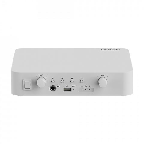 Amplificator IP 1 zona, 40W, Alarma, USB, Bluetooth - HIKVISION DS-QAE1A40G1-VB [0]