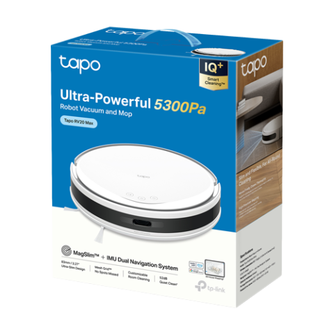 Aspirator robot RV20, Spalare umeda, 5300Pa, MagSlim & IMU - TP-Link Tapo TapoRV20Max [3]
