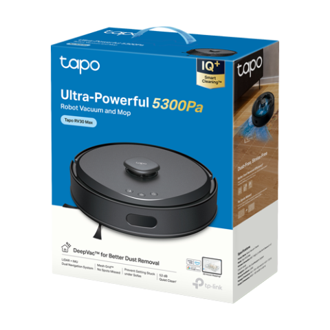 Aspirator robot RV30 Max, Spalare umeda, 5300Pa, LiDAR & Gyro - TP-Link Tapo TapoRV30Max [3]