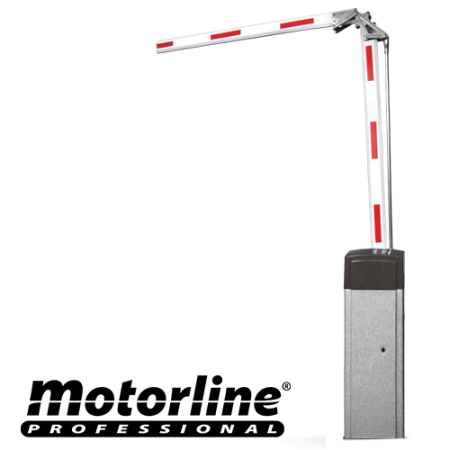 Automatizari porti - Bariera acces AUTO cu brat articulat 5 m, dreapta - MOTORLINE KBA5-DR