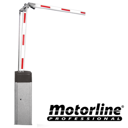 Automatizari porti - Bariera acces AUTO cu brat articulat 5 m, stanga - MOTORLINE KBA5-ST