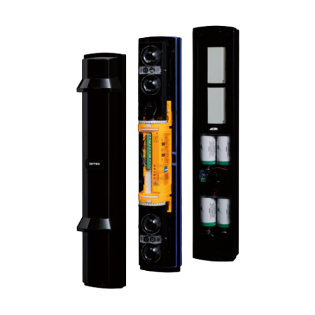 Perimetrale - Bariera IR de exterior 100m, 4 fascicule, 4 canale, baterii - OPTEX SL-350QFR