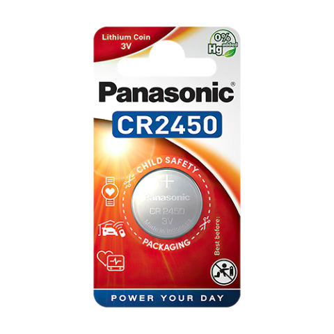 Baterie Lithium 3V, CR2450 - Panasonic BAT-CR2450 [1]