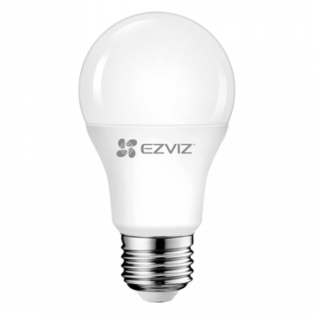 Module si comunicatoare - Bec LED inteligent EZVIZ, Wi-Fi, E27, 806 lmn, lumina calda 2700K ajustabila CS-HAL-LB1-LWAW