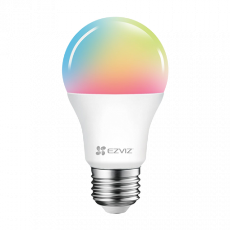 Module si comunicatoare - Bec LED RGB inteligent EZVIZ, Wi-Fi, E27, 806 lmn, 2700~6500K ajustabila CS-HAL-LB1-LCAW