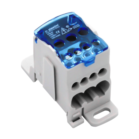 Organizatoare si accesorii - Bloc de distributie electrica, 80A - Plastim PDB80