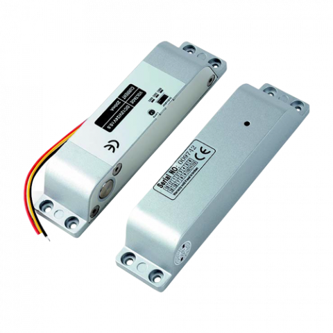 Yale si incuietori - Bolt electric Fail Safe (NC), montaj aparent, 12 Vcc, delay 0-3-6 secunde, monitorizare, 200 x 28 x 39 mm CSL-150NC