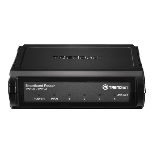Broadband Router 4 porturi 10/100Mbps - TRENDnet TW100-S4W1CA [1]