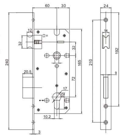 Broasca mecanica profil european HLK-E6072 [2]
