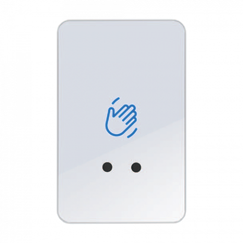 Butoane de acces - Buton de iesire Touchless ajustabil, plastic argintiu, montaj aparent, IP66 CSB-20C30S-P1