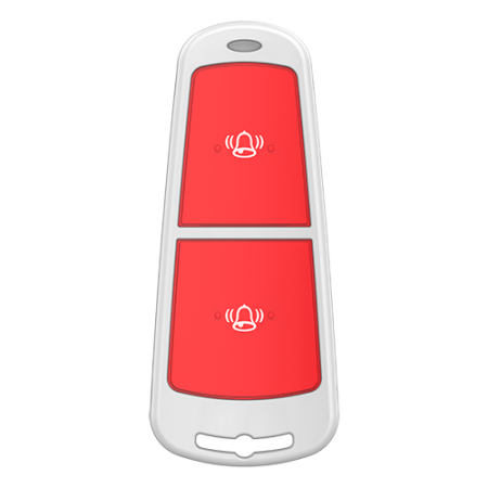 Butoane si pedale de panica - Buton de panica, 2 canale, Wireless - HIKVISION DS-PD1-EB-WS2
