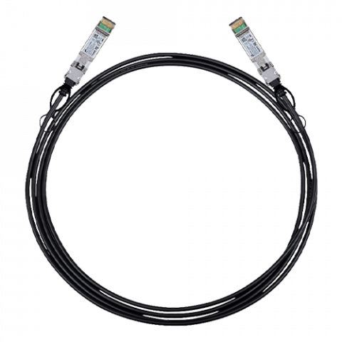 Conectica LAN RJ si FO - Cablu DAC cu 2x module SFP 10G lungime 3 m Tp-Link TL-SM5220-3M - TP-Link SM5220-3M