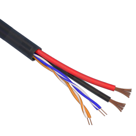 Cabluri DATE - Cablu date UTP + alimentare 2x1.5, protectie UV -ELAN, 305m ELN-TVCC-JELLY