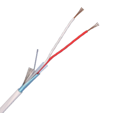 Cabluri ALARMA - Cablu de alarma 2 fire ecranate, cupru integral, 100m 2CUEF