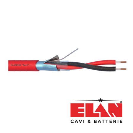 Cabluri INCENDIU - Cablu de incendiu E120 - 1x2x0.8mm, 100m ELN120-1x2x08