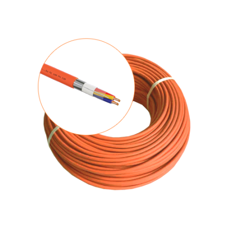 Cabluri INCENDIU - Cablu incendiu JE-H(St)H FE 180 E30/E90, 2x2x08 ecranat, 100m - EuroClass MEK90-2x2x08