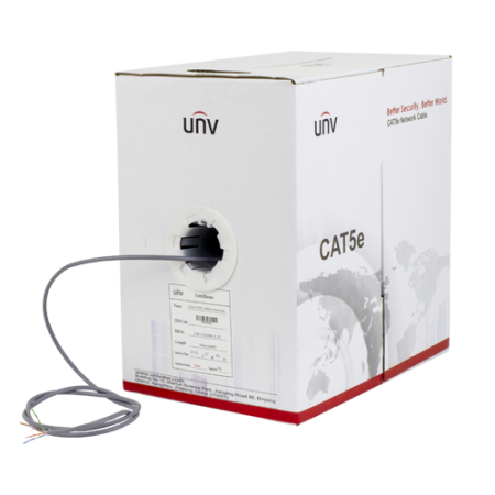 Cabluri si accesorii - Cablu UTP cat5e 0.45mm, cupru integral, cutie 305 metri - UNV CAB-LC2100B-E-IN