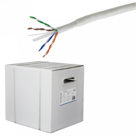 Cabluri DATE - Cablu UTP DE EXTERIOR double jacket, cat 6, cupru, 305m, 4x2x23 AWG - eRaya NET6PDG-305
