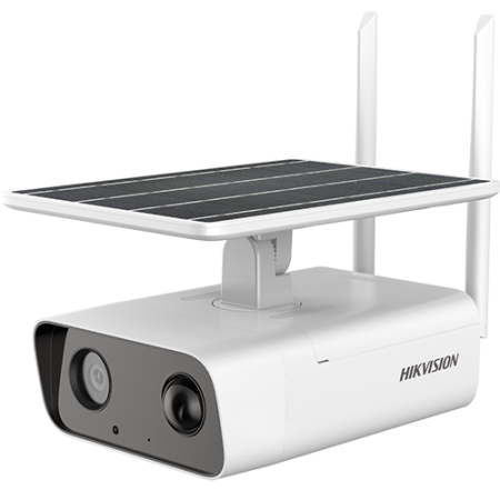 Supraveghere video - Camera 4MP, lentila 4mm, 4G, panou solar+acumulator, Audio, PIR, IP66 - HIKVISION DS-2XS2T41G0-ID-4G-C04S05