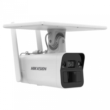 Supraveghere video - Camera 4MP, lentila 4mm, IR max. 30m, 4G, panou solar+acumulator, Audio, PIR, IP67 - HIKVISION DS-2XS2T41G1-ID-4G-C05S07