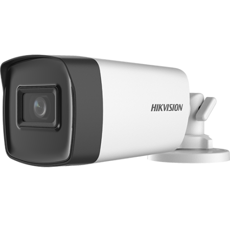 Camere supraveghere analog - Camera AnalogHD 5MP, lentila 2.8mm, IR 40m, AUDIO integrat - HIKVISION DS-2CE17H0T-IT3FS-2.8mm