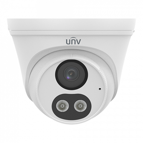 Camere supraveghere analog - Camera AnalogHD Dual Light, 2MP, lentila 2.8mm, IR/ WL 40m, Microfon integrat - UNV UAC-T142-AF28LM-DL