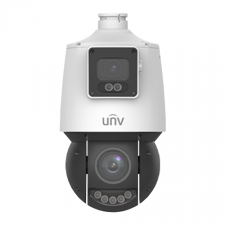 Camera Dual-lens IP, PTZ, 4MP, 25X, IR100m&WL30m, AutoTracking, Audio, Alarm, PoE, IP66 - UNV IPC94144SFW-X25-F40C [1]