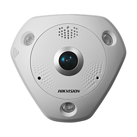 Supraveghere video - Camera IP 4K-ULTRA HD 12.0MP, FISHEYE, AUDIO integrat - HIKVISION DS-2CD63C5G0-IVS-1.29mm