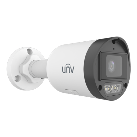 Supraveghere video - Camera IP 4MP, Dual Light, lentila 2.8mm, IR 30m, WL 30m, Mic, SDCard, PoE, IP67 - UNV IPC2124LB-AF28K-DL2
