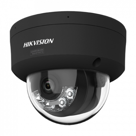 Camera IP 4MP, lentila 2.8mm, IR 30m, WL 30m ColorVu3, 2xMic, Alarma, IK10, NEAGRA - HIKVISION DS-2CD2147G3-LIS2UY-2.8mm-BLACK [2]