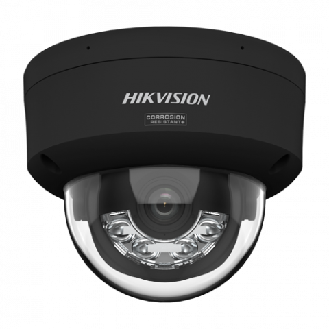Supraveghere video - Camera IP 4MP, lentila 2.8mm, IR 30m, WL 30m ColorVu3, 2xMic, Alarma, IK10, NEAGRA - HIKVISION DS-2CD2147G3-LIS2UY-2.8mm-BLACK