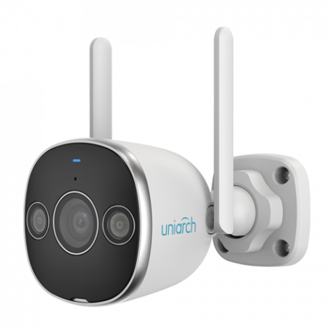 Camere supraveghere Wi-Fi & 4G - Camera IP 5MP, Wi-Fi, lentila 4.0mm, IR 20m, WL 10m, Audio - Uniarch Uho-B2D-M5F4D