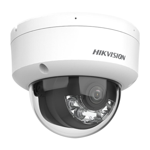 Supraveghere video - Camera IP, AcuSense, 4MP, lentila 2.8mm, IR 30m, WL 30m, 2xMic., Alarma, IK10 - HIKVISION DS-2CD2143G2-LIS2U-2.8mm