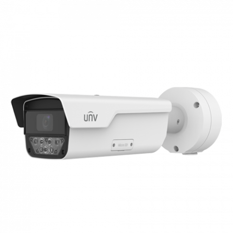 Supraveghere video - Camera IP, LPR, 4MP, lentila 2.8-12mm, IR 50m, RS485, IK10 - UNV PKC2640-Z28-IR-P