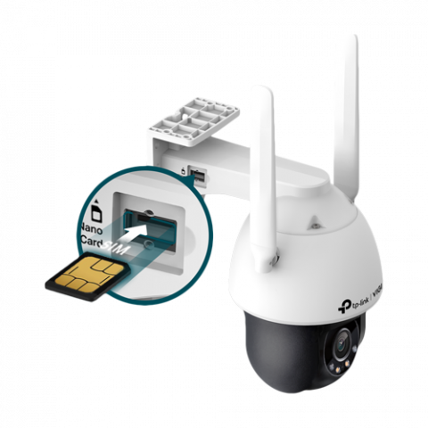 Camera IP PT, 4G, 4MP, Full-Color, lentila 4mm, IR 30m, WL 30m, Audio - TP-Link VIGI VIGIC540-4G(4mm) [1]