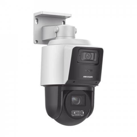 Camera IP PTZ TandemVu, 4MP+MP, 4X, IR 40m DarkFighter, WL 30m - HIKVISION DS-2SE3C404MWG-E14-2.8mm [1]